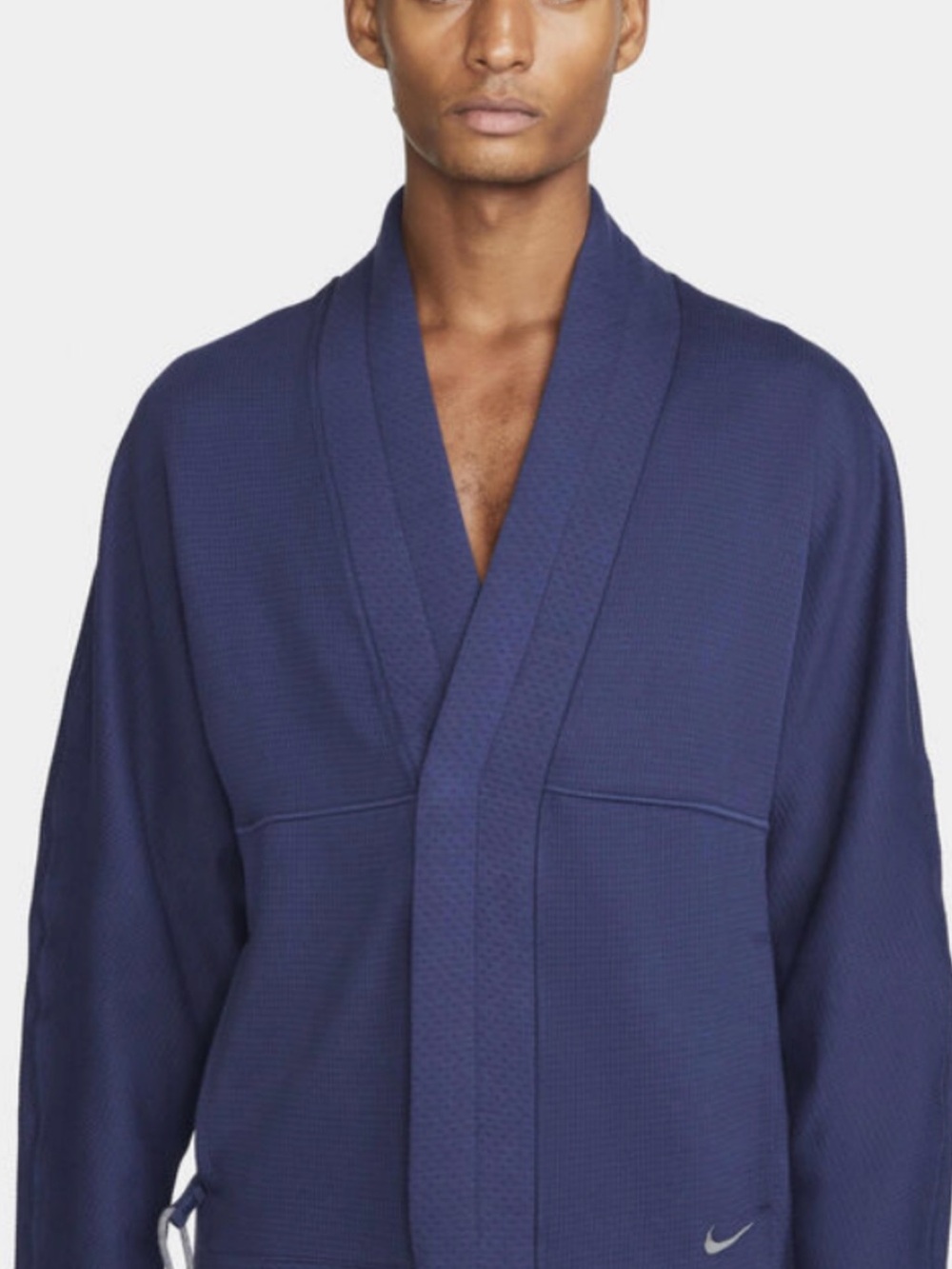 NWT Nike Yoga  Men's Deep Blue Men’s’ Fleece Jacket Yoga
